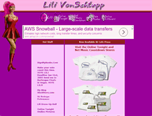 Tablet Screenshot of lilivonschtupp.com